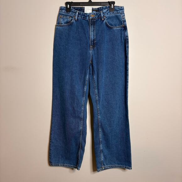 NWT Nudie Jeans Women's Clean Eileen Gentle Blues Wide Leg Size 32 x 28 - Picture 7 of 11